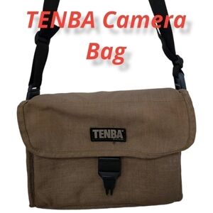 TENBA 1 Camera Bag 7h x 9w x 4d Tan Canvas USA made
